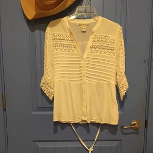 White feminine blouse.